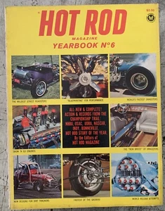 1966 HOT ROD MAGAZINE - YEARBOOK No. 6 NHRA Dragster Funny Car Bonneville - Picture 1 of 2