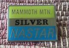 Mammoth Mtn Silver NASTAR badge pin