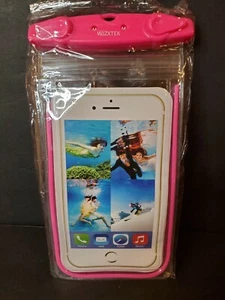 Waterproof Floating Pouch Dry Bag Case Cover For iPhone Cell Phone - Flo Pink - Picture 1 of 2