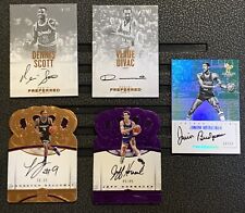 VLADE DIVAC 2016-17 PANINI PREFERRED AUTO LOT OF 7 JEFF HORNACEK DENNIS SCOTT