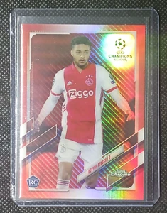 Devyne Rensch 2020-21 Topps Chrome Red Carbon Refractor SSSP Rookie Ajax - Picture 1 of 2