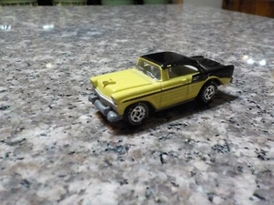JOHNNY LIGHTNING 1956 CHEVROLET BELAIR HARDTOP YELLOW /BLACK - Picture 1 of 2