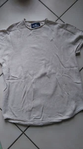 Kurzarm Pullover Hollister California Gr L Damen, beige - Bild 1 von 2