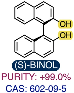 (S)-BINOL || CAS: 602-09-5 || 25 g || Purity: +99.0% - Foto 1 di 2