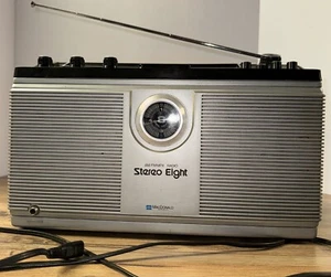 Stereo Eight Portable 8 Track MacDonald Instruments AM/FM Radio WORKS - Picture 1 of 10