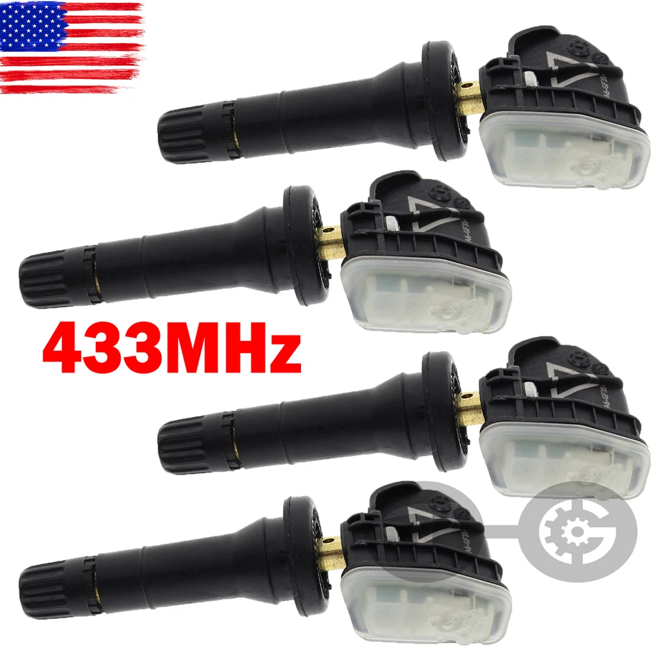 4x Sensores de presión de neumáticos F2GT-1A189-A TPMS para Ford F-150 Edge Mustang GT Conver Foto 1 de 4