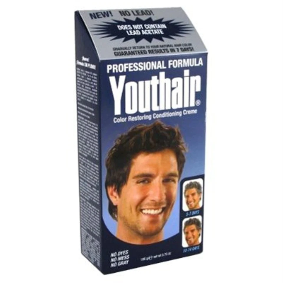 Youthair Crema para Hombre - Restauración de Color 1 Unidad (Pack de 6), Incoloro  Foto 1 de 3