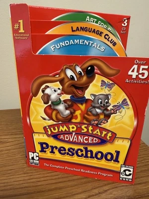 JumpStart Advanced Preschool PC CD-ROM Ages 2-4 Educational Software Windows Mac - Image 1 of 4
