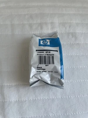 HP 98 Black Original Ink Cartridge (C9364W) - NEW SEALED - NO BOX - Image 1 of 3