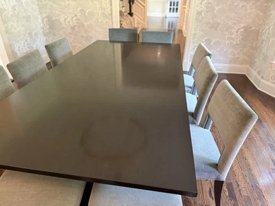 Preciosa mesa de comedor de 9’ hecha a medida Foto 1 de 4