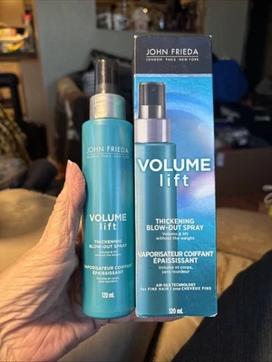 Spray soplador John Frieda Volume Lift seguro para cabello fino, 120 ml.  ¡Nuevo! Foto 1 de 4