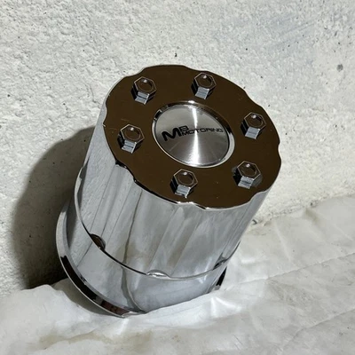 MB Motoring Wheels Chrome Custom Wheel Center Hub Cap 4 1/8” BC-527 - Image 1 of 4