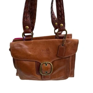 Coach Vintage Leder Legacy Bleecker Tattersall Schultertasche F0793-11420 - Bild 1 von 3