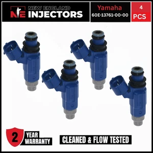 OEM 60E-13761-00-00 Fuel Injectors Set of 4 for 02-04 Yamaha SR230 Rebuilt - Picture 1 of 4