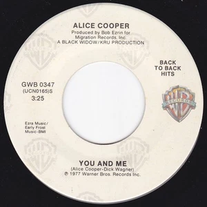Alice Cooper , You And Me / I Never Cry, (7", Single, RE), NM or M-, 3584302293 - Picture 1 of 5