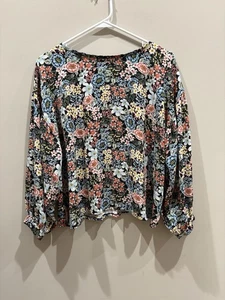 Blusa Top Floral Ann Taylor The Loft Para Mujer - Talla M Multicolor - Imagen 1 de 5
