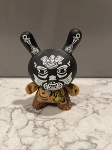 DUNNY 3" AZTECA 2 SERIES IZZIE RAMIREZ BLACK XOLOTL 2/25 KIDROBOT 2011 TOY VINYL - Picture 1 of 6