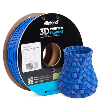 INLAND PLA Filament 1.75mm - Blue PLA 3D Printer Filament Dimensional Accurac... - Image 1 of 4