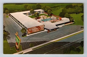 Harlingen TX-Texas, Holiday Inn, Werbung, antike Vintage Souvenir Postkarte - Bild 1 von 2