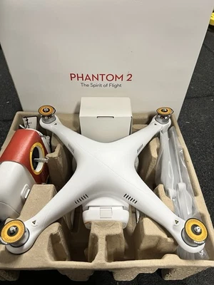 New In Box, Never Flown DJI Phantom 2 Drone With Controller - Image 1 of 3