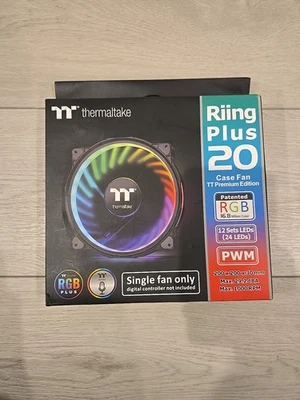 Ventilador radiador Thermaltake Riing Plus 12 RGB TT Premium Edition CL-F059-PL12SW-A Foto 1 de 4