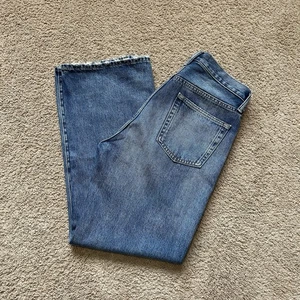 GAP Men's 90s Loose Baggy Slighty Ripped Jeans 30 Distressed Raw Hem Y2K - Picture 1 of 5