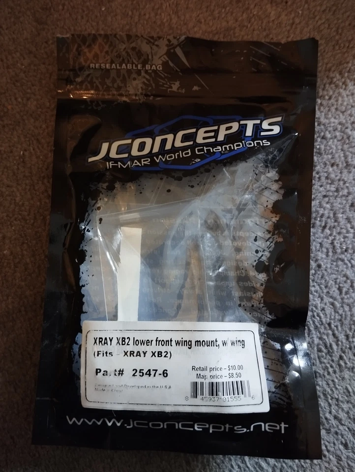 J Concepts - Lower Front Wing for 1/10 Buggies xray xb2 - Image 1 of 1