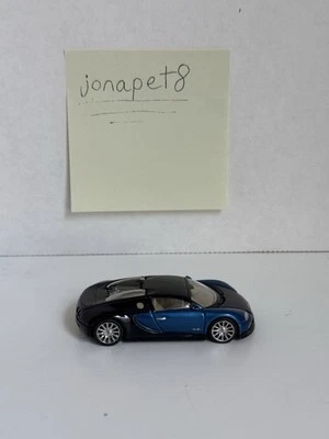 AUTOART Bugatti Veyron 1:64 (1/64) Diecast Azul/Negro Suelto (raro) Foto 1 de 4