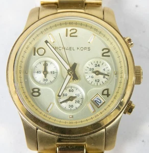 Michael Kors MK5055 Chronograph goldfarben Datum 38mm TOP - Bild 1 von 6