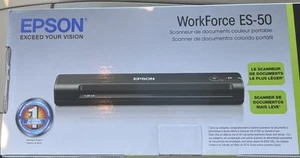 SALE! Epson Workforce ES-50 Mobile Color Document Scanner (NEW) *Distressed Box* - Picture 1 of 3