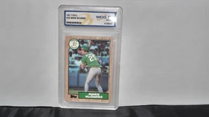 1987 Topps #366 Mark McGwire WCG 10 GEM-MT - Picture 1 of 3