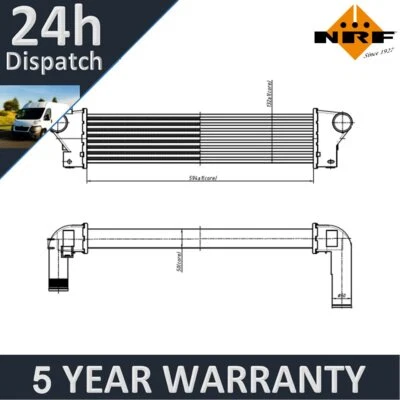 Fits Land Rover Freelander 2000-2006 2.0 TD4 NRF Charge Air Cooler - Изображение 1 из 4