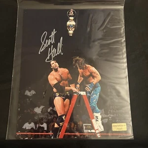 🤩 WWE WWF SCOTT SIGNED 8x10 PHOTO LADDER MATCH COA As Pictures 🤩 - Picture 1 of 6