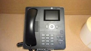 HP 4120 J9766B IP Business Phones Color Display VOIP Office INCL HANDSET + STAND - Afbeelding 1 van 4