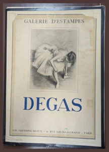 Galerie D’Estampes, Edgar Degas, Les Editions Braun, Paris, 1934, Art prints - Picture 1 of 18