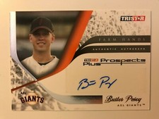 2008 Tristar Prospects Plus Farm Hands BUSTER POSEY Rookie RC AUTO Autograph HOF