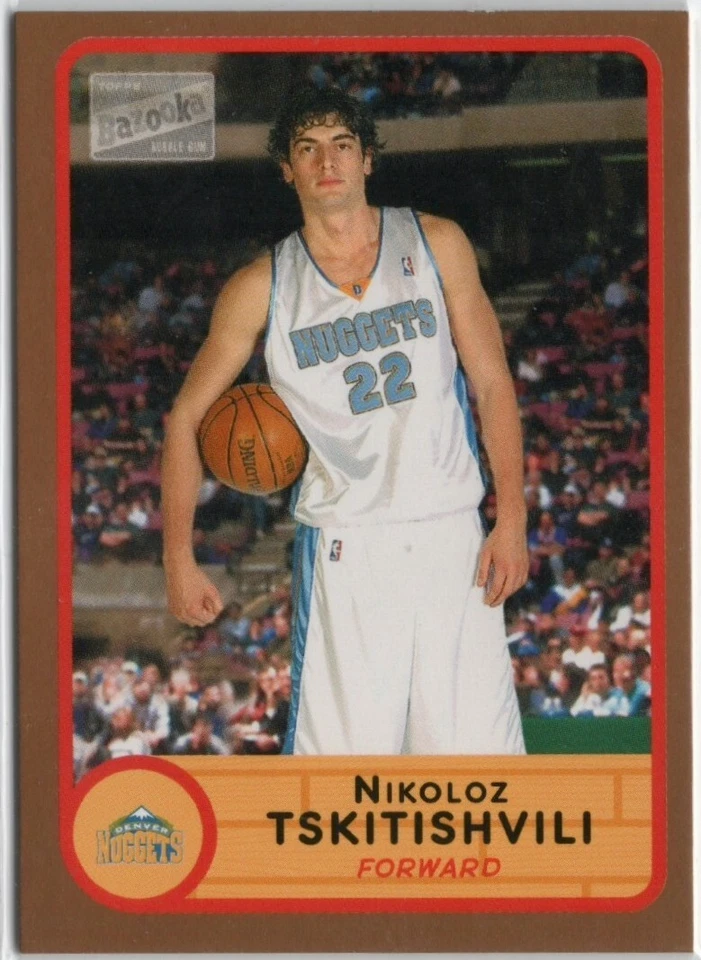 2003-04 Topps Bazooka Gold Nikoloz Tskitishvili Card #159 - Image 1 of 1