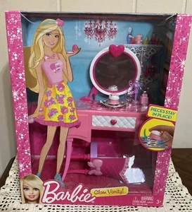 Vtg Barbie Doll Glam Vanity ~NIB ~ 2012 - Picture 1 of 7