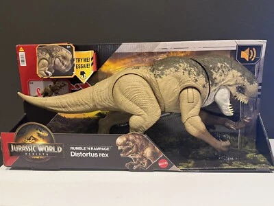 Мир Юрского периода Возрождение Distortus Rex Rumble РЕДКИЙ - В НАЛИЧИИ ГОТОВ К ОТПРАВКЕ - НОВЫЙ - Изображение 1 из 4
