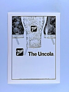 7 Up Vintage 1985 The Uncola Original Print Ad 8.5 x 11 " - Picture 1 of 5