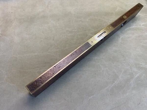 STRATTON BROTHERS 28" NO 2 BRASS BOUND LEVEL - Picture 1 of 12