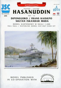 Corvette indonesio Hasanuddin # modelo de tarjeta # escala 1/200 # JSC245 - Imagen 1 de 7