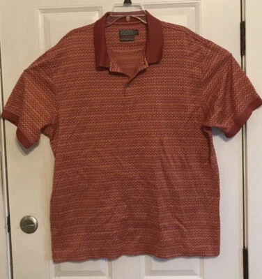 Talbots Men's XL Red Summer Golf Polo 100% Cotton - Image 1 of 4