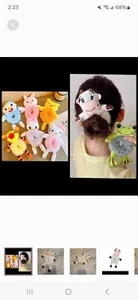 Kids Hair Bun Ties Hsir Accessories New Hair Plush Toys Mix - Picture 1 of 4