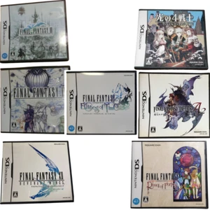 Lot 7 Final Fantasy DS Nintendo 3 12 Ring Tactics 4 Echoes Hikari FF Set Japan - Picture 1 of 9