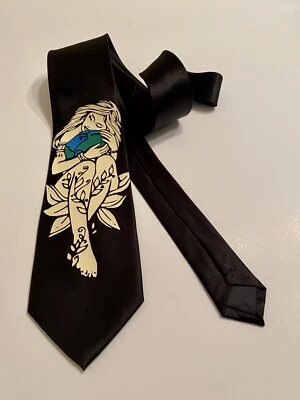 Mother Earth Necktie , Art On A Tie , Heal The Earth , Fun And Cool, New - Image 1 of 3