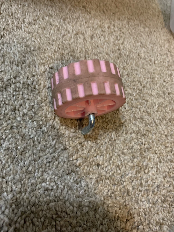 Bright Starts Pink Walker pieza de repuesto de seguridad rueda trasera trasera C24 Foto 1 de 4