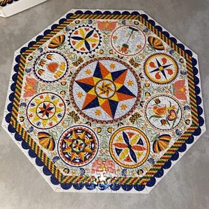 Vintage Springbok Pennsylvania Dutch Hex Signs Okta Puzzle COMPLETE PZL8030 1971 - Picture 1 of 9