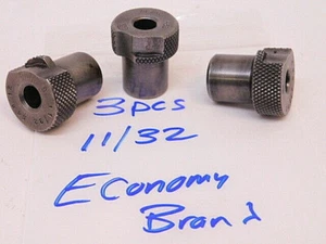 USED 3PCS. AIRCRAFT MACHINIST DRILL BUSHING (SLIP FIXED RENEWABLE BUSHING)11/32" - Picture 1 of 1
