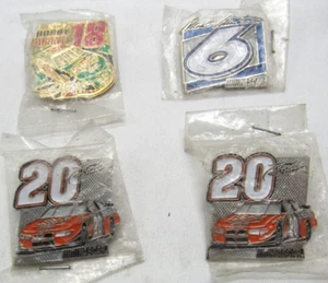 4 pines de solapa de NASCAR Tony Stewart, Nascar Mark Martin, Hat Pin Bobby Labonte - Imagen 1 de 7